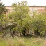 ...per ritrovarci davanti a un varco che ci permette facilmente l�ingresso nell�ampio cortile